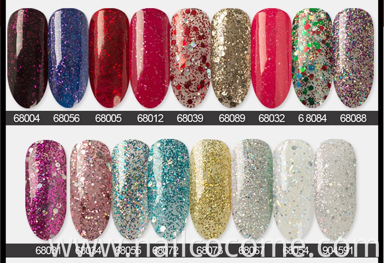 CCO Hot Sale Wholesale Natural CCO Mini 7.3ml Soak Off Nail Polish Colors